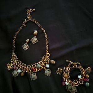 Premier Design costume jewelry set of three